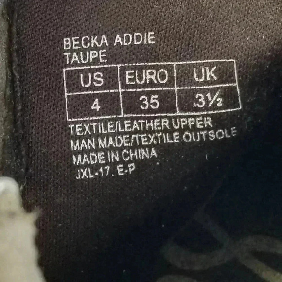 Sam Edelman Size 4 Taupe Becka Addie Side Zip Tassels Suede Women's Ankle Boots - Picture 11 of 12